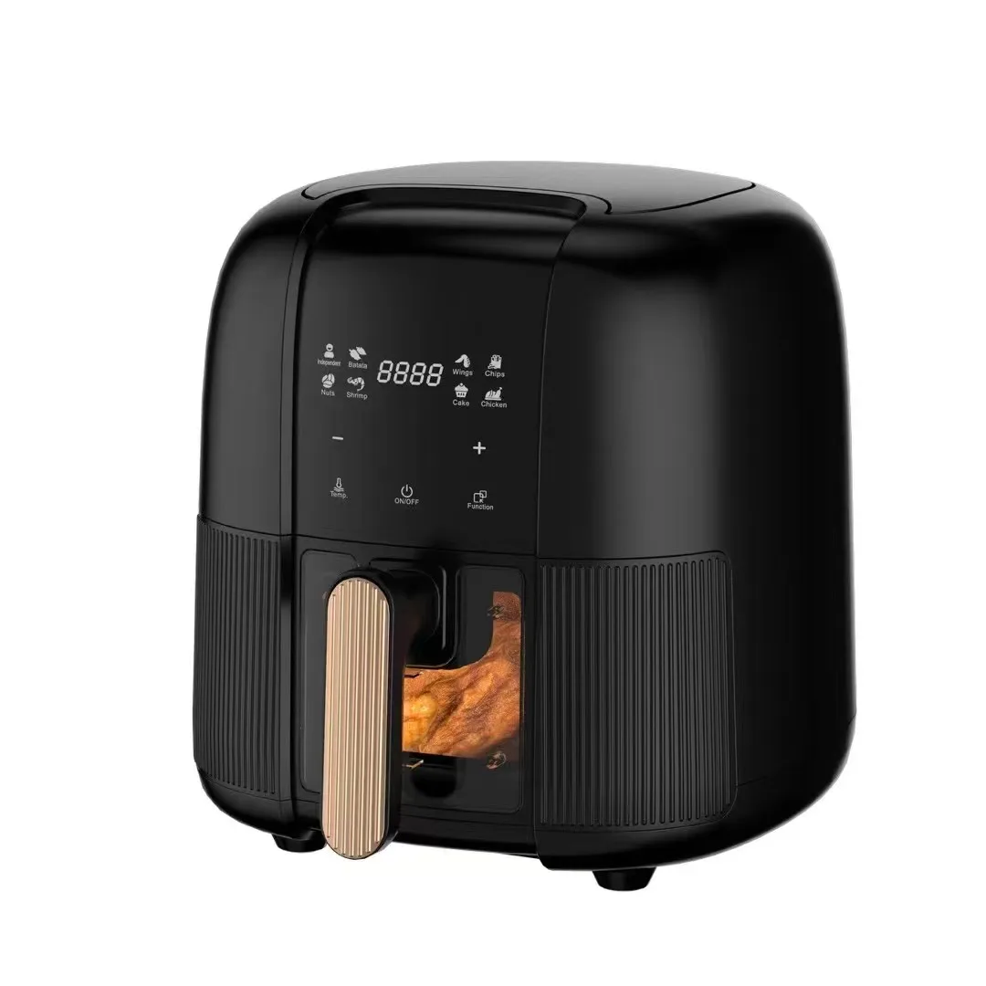 Acheter Friteuse à Air électrique domestique multifonctionnelle de grande capacité 10l, écran tactile intelligent visuel, sans huile
