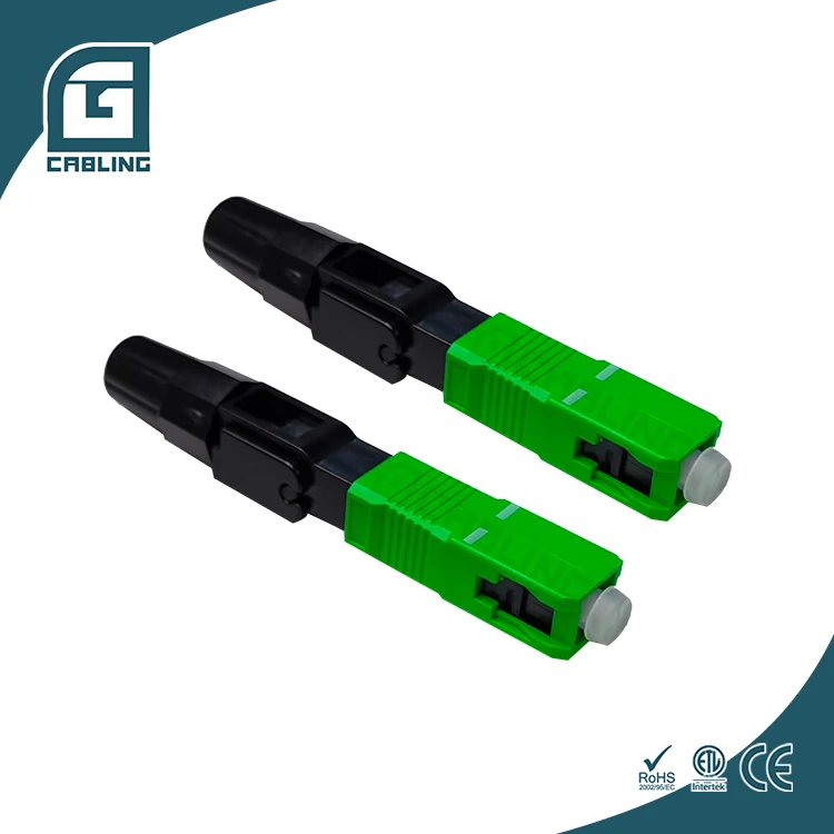 Gcabling Sc Apc Ftth Fibra Optica Sx Core Gpon Sc Upc Mechanical Quick Optique Optical
