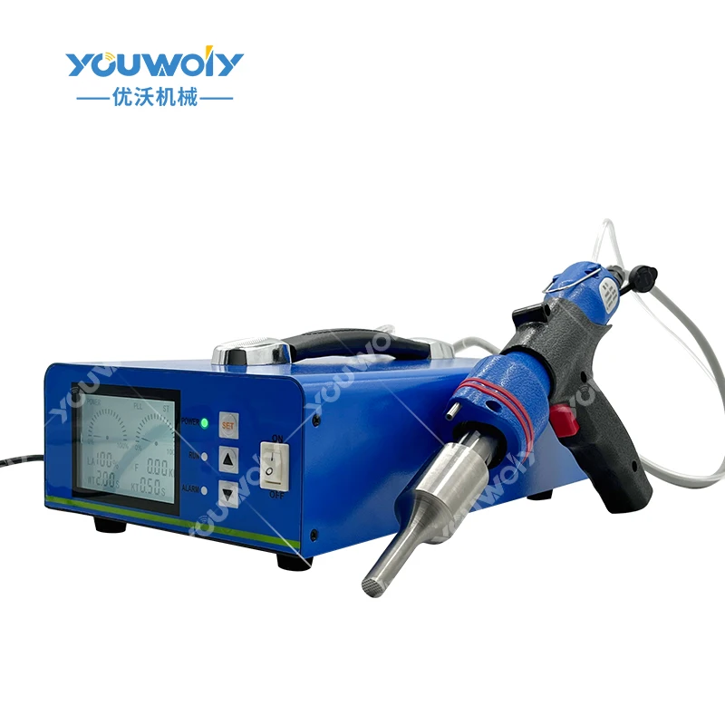 Digital Control Automatic Tracing Handheld Ultrasonic Piercing Welding Machine Auto Parts for Car Door Panel Welding