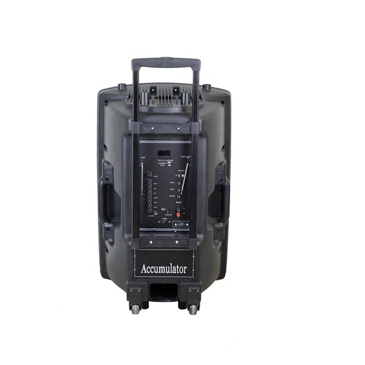 MBA 18 Inch Woofer Trolley Speaker Karaoke Best Quality DJ Blue Tooth Big  Powerful Outdoor Wireless Speaker
