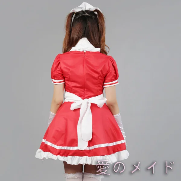 Black Cute Lolita Maid Costumes 