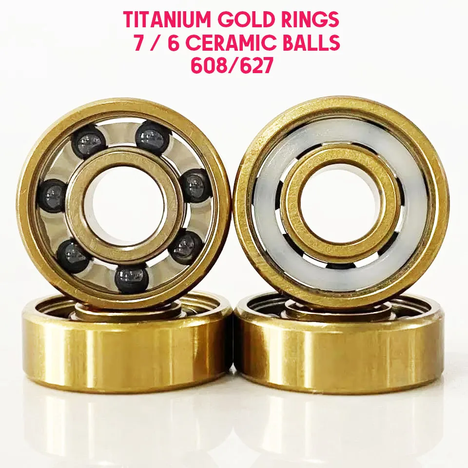 8 Roulements à Billes Céramique Pour Skateboard - Taille 608 (8x22x7mm), Cage Nylon, Haute Vitesse Et Résistance - 3
