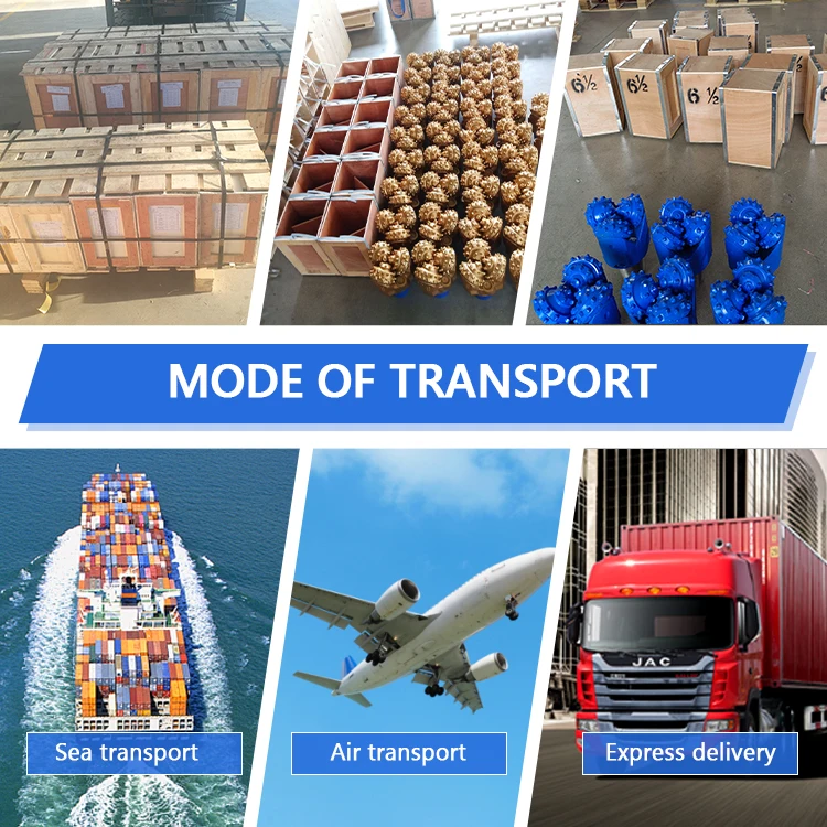 Трехшарошечное долото Серии HJ с резиновым подшипником 8 1/2, трехшарошечные долота