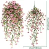 Tapiz de pared violeta eucalipto de malla 45 (rosa)
