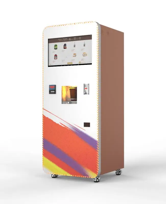 Spor Salonu Binası için SDK Enerji İçeceği Protein Shake Makinesi Otomatı ile GS Kahve Otomatı