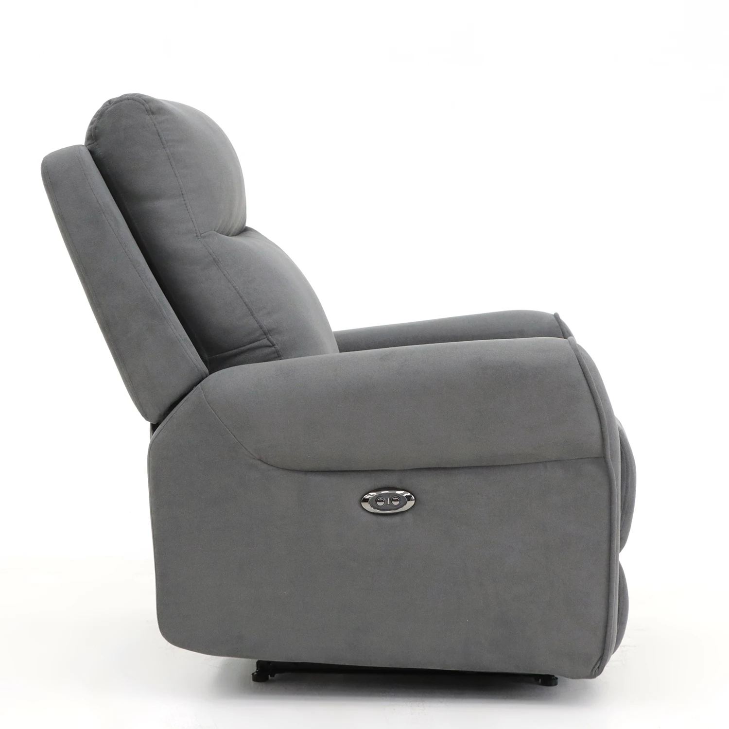 Geeksofa Quality Modern Linen Fabric Power Electric Recliner Chair With Massage And Heat For 4572