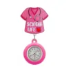 Pink nurse uniform-pink watch