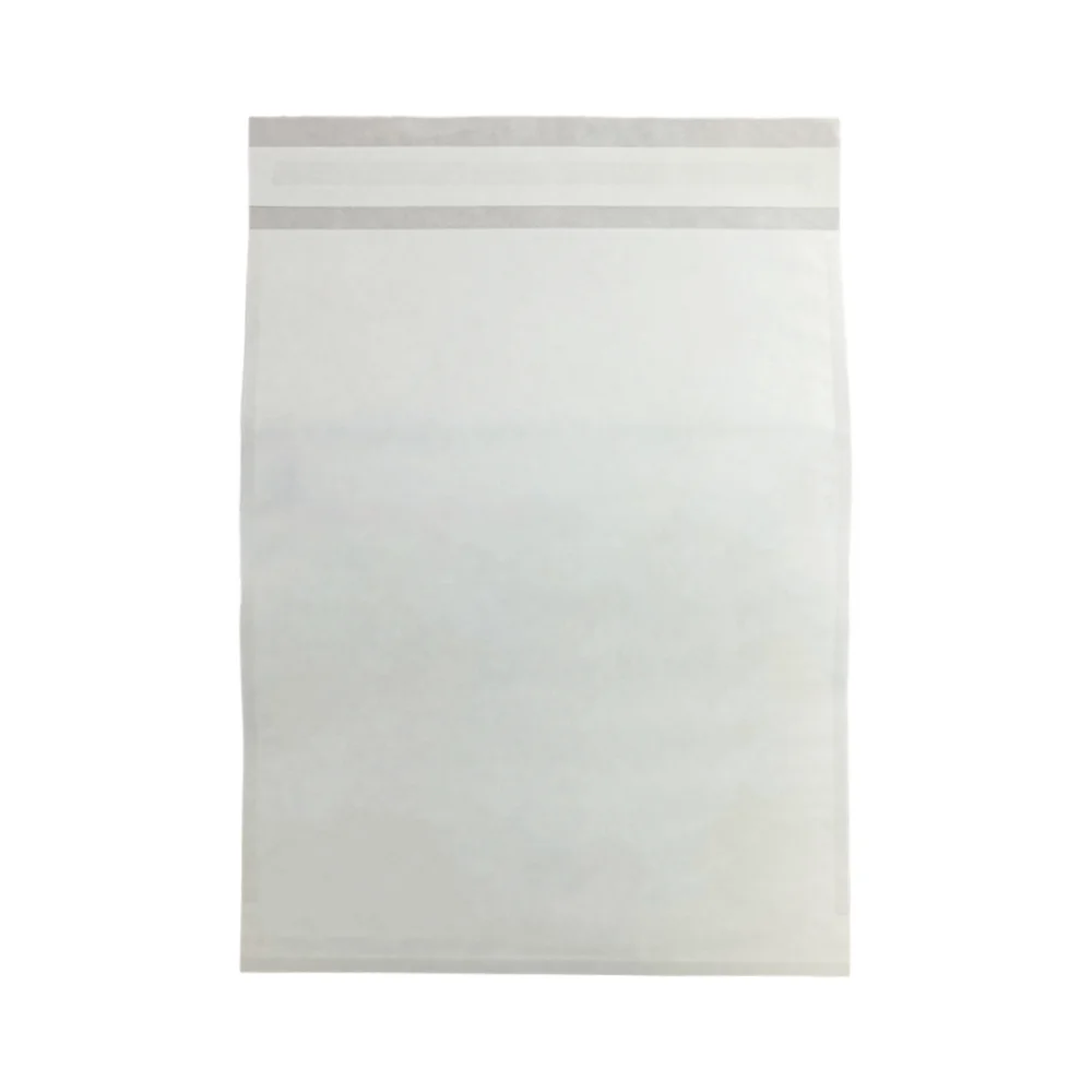 Customized logo Eco Friendly Biodegradable Semi-transparent Glassine Paper Bag Packaging for T-shirt Socks Clothes