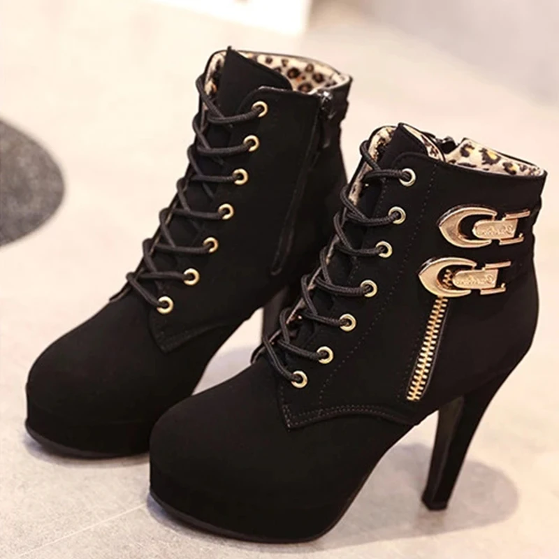 fashion high heel boots