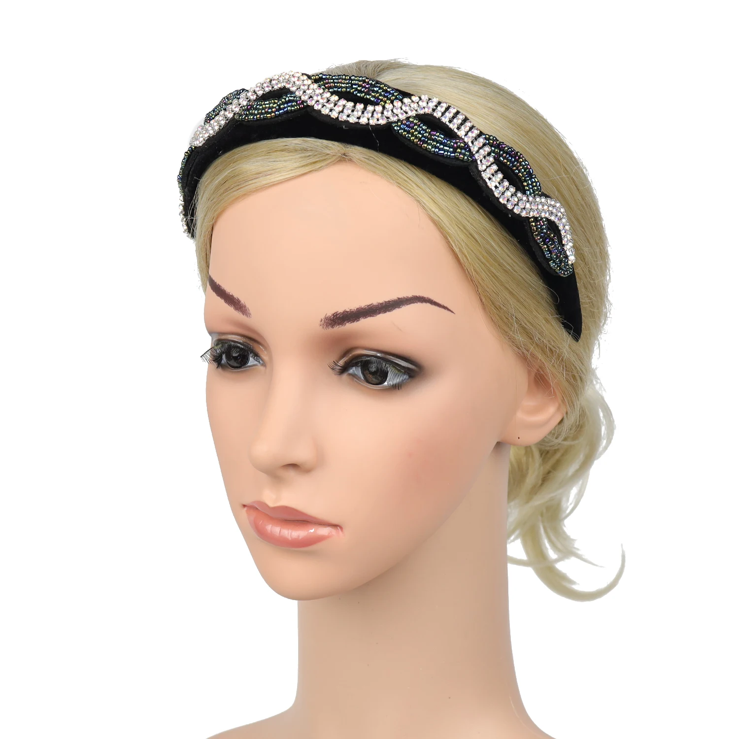 Распродажа, мраморные повязки на голову, тематические украшения для вечеринки, дизайнерская лента для волос с блестками, с кристаллами, повседневная одежда для волос для женщин
