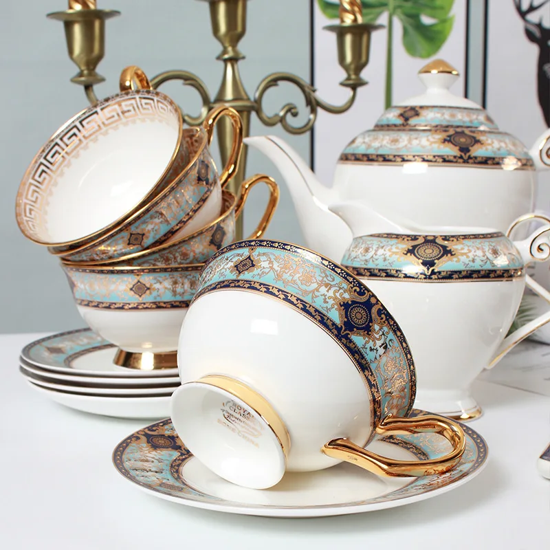 2023 Luxury Coffee Table Set Ceramic Ethiopian Coffee Cup Set Habesha Coffee Set