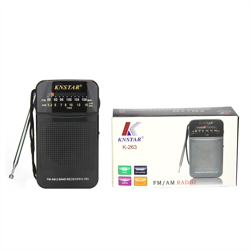K-263 Pocket Fm Am двухдиапазонный DSP Dab микро-радиоприемник с разъемом для наушников