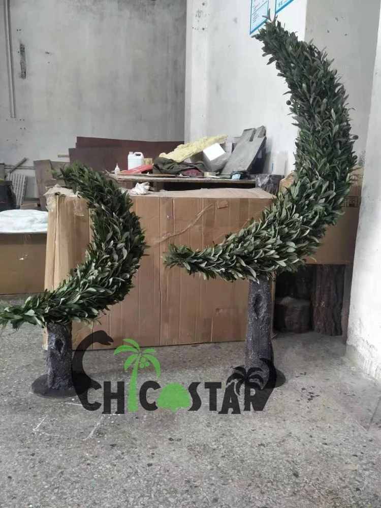 Customizable Artificial Natural Art Painting Factory-Price Blessed Olive Crescent Moon Shape Trees Plastic Fruit Handmade