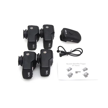 PT-16GY - Four-in-One Flash Wireless Trigger Unit - Compatible with both Canon and Nikon Cameras
