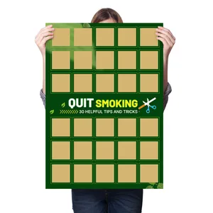 Scratch off Poster Manufacturer Quit Smoking Products Quit Smoking Scratch off Poster Stop Smoking Accessories