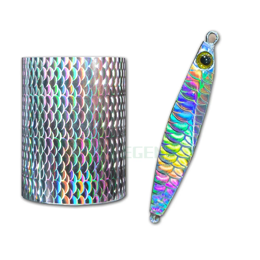 Colorful Holographic Transfer fish scales hot
