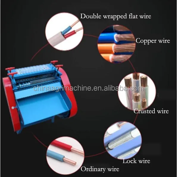Automatic Scrap Cable Electric Wire Stripper Machine Wire Cutting And ...