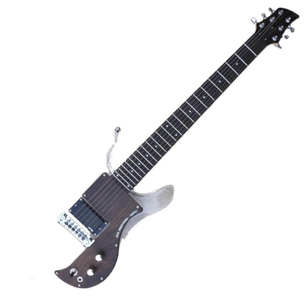 Electric Flying V Guitar with Maple Neck & Chrome Hardware - OEM