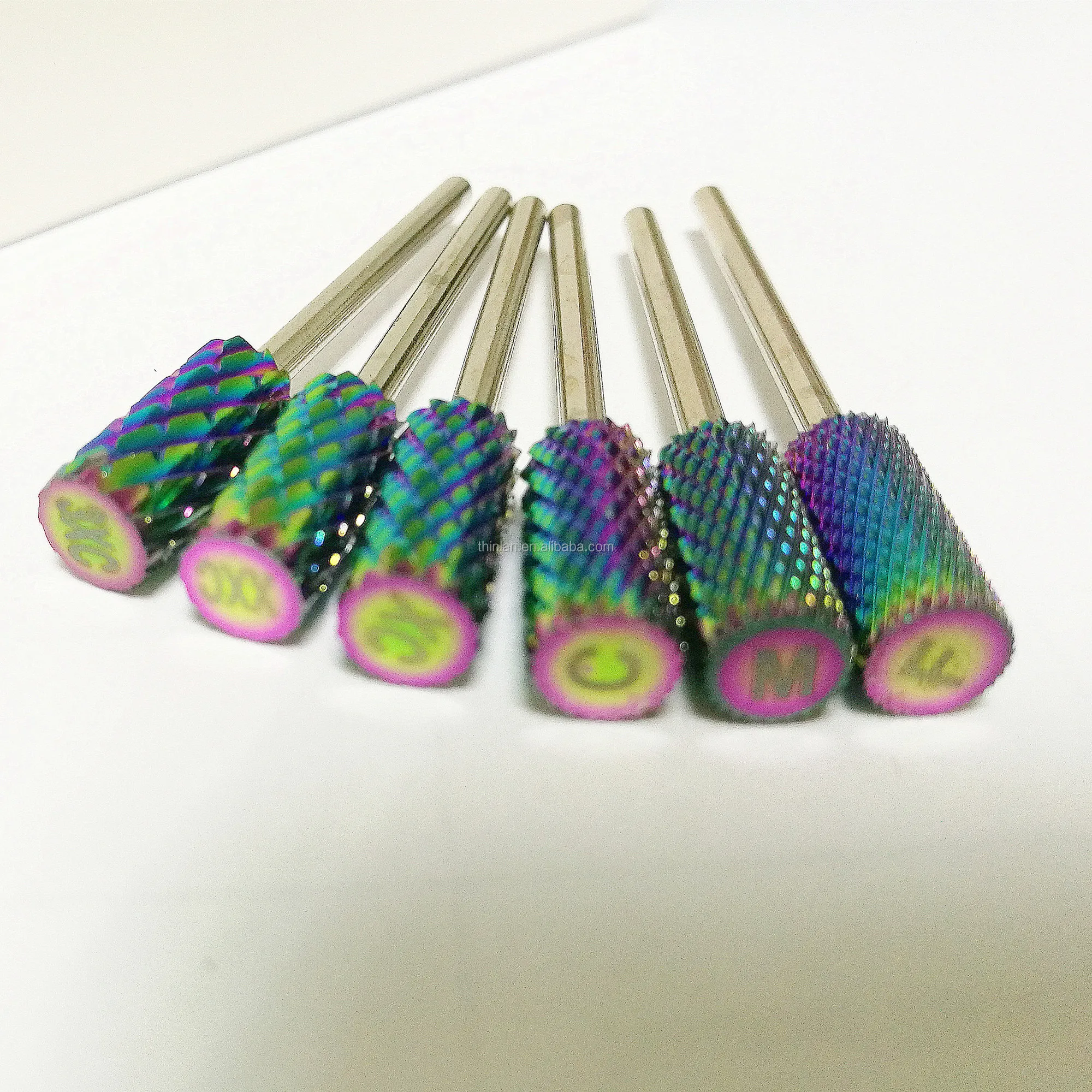 Grinding Burr T Mills Grinder Diamond Electric Nail Drill Bit Cuticle Cutter Manicure Tool