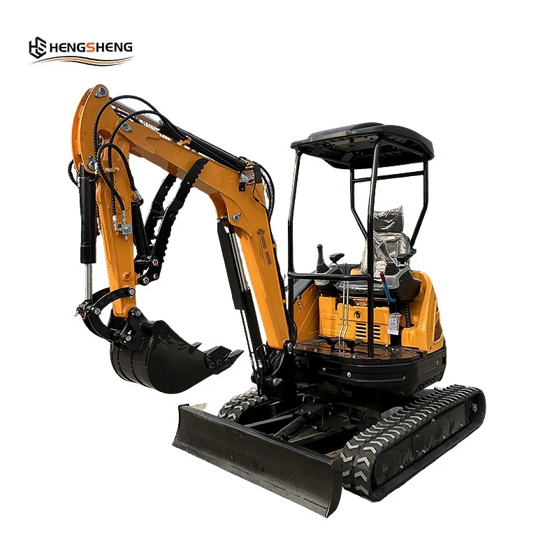 CE/EU/EPA 2.5-ton Small Excavator Kubota Engine Bucket Capacity 0.07m ³ Power 14.1KW Speed 3-5.5Km/h Trenching Mini Excavator