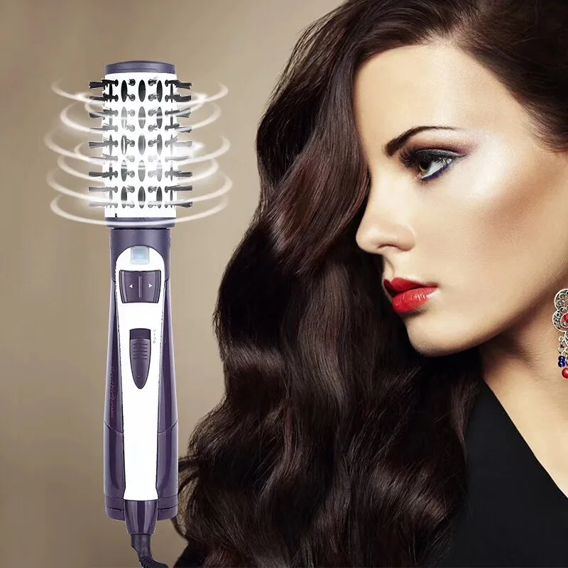 2 In 1 Hot Air Automatic Rotating Hair Brush For Blow Dry Waves Curls Buy Hot Air Rotating Hair Brush Air Ionizer Brush Hairdressing Brushes And Combs Product On Alibaba Com