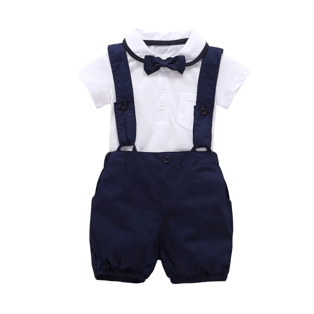 Shop Our Hot Sale Gentleman Bow Tie Shirt Suspender Trousers for