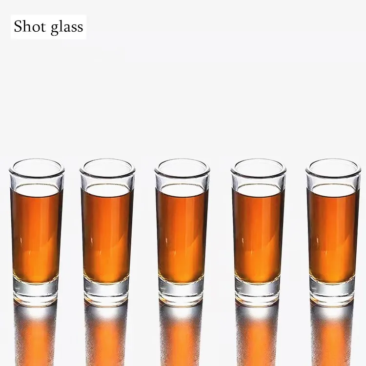 Wholesale Custom 60ml 2oz Sublimation Vodka Whiskey Shot Glass Wine Whiskey Drinking Glass Cup