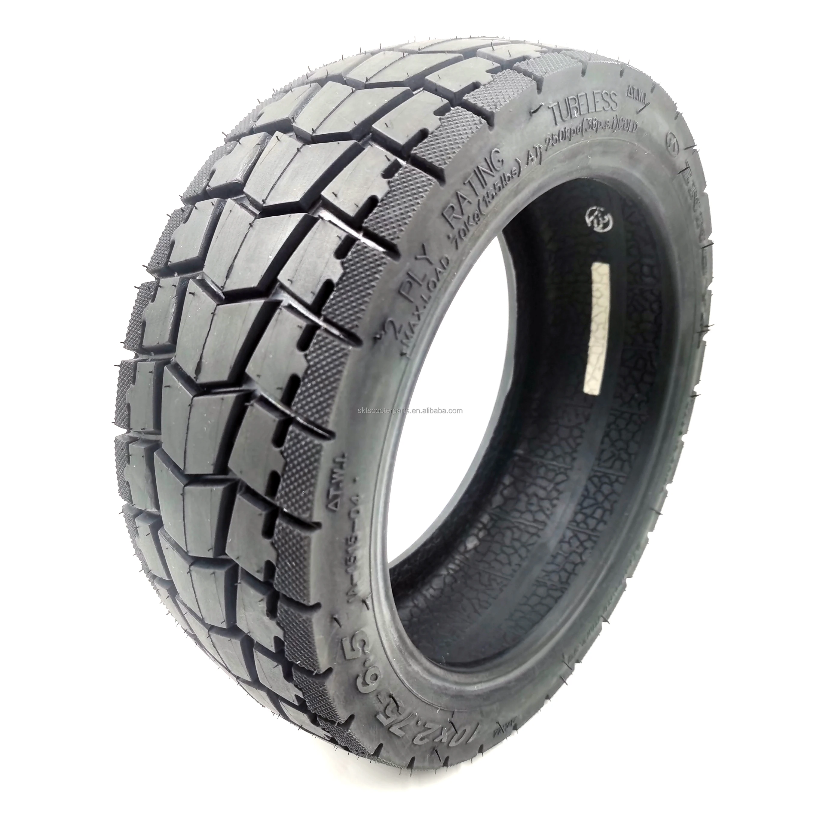 Pneumatici Tubeless Off-road 10x2.7-6.5/10x2.75-6.5 Per Scooter Elettrici Smartgyro, Dualtron, Kugoo - Antiscivolo E Resistenti - 2