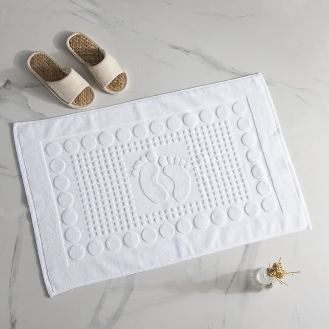 Custom Bathroom Floor Towel Bath Mat Cotton