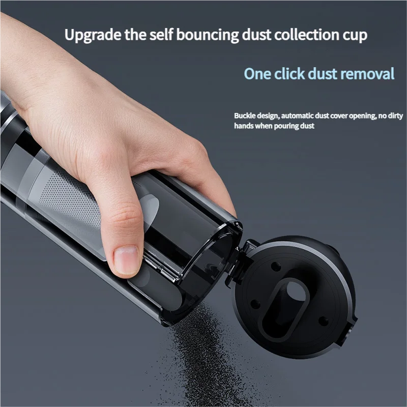 15000Pa Electric ABS Portable High Power Mini Handheld Cordless Car Vacuum Cleaner DC12V - view 6
