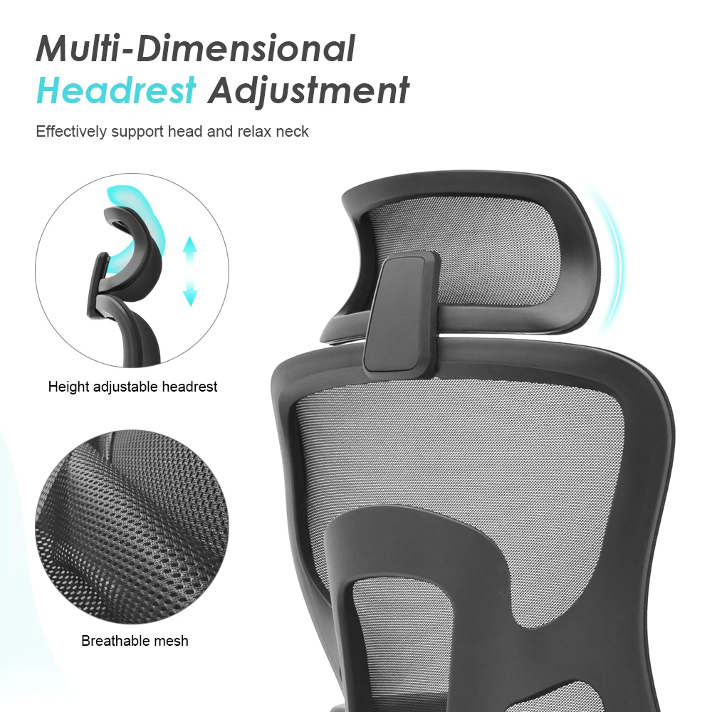 China Customizable Adjustable Armrest Spine Suitable Staff Work Writing Swivel Cheap Ergonomic Office Chair With Lumbar Support