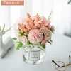 Mixed Flower Emier Pink and White Bottle