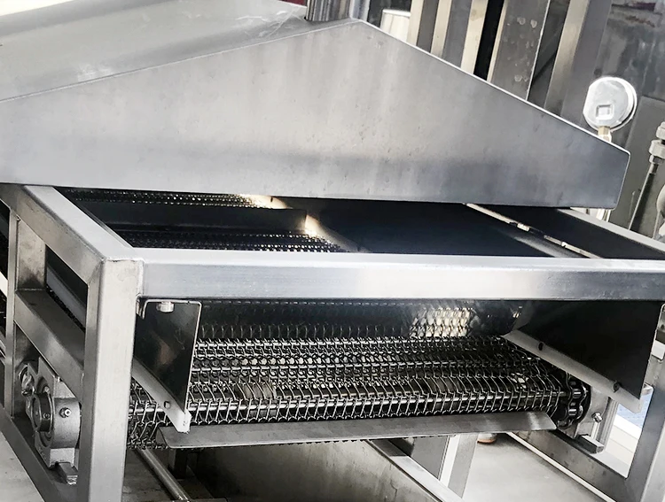 Electric Chicken Fryer Machine Chicken Deep Fryer Machine Conveyor Automatic Continuous Fryer Frying Machine supplier