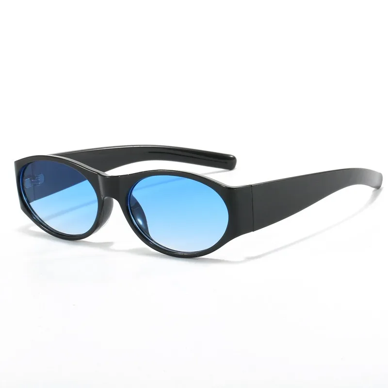 Shop 2024 Classic Oval Wide Leg Vintage Sunglasses for Women display picture 1