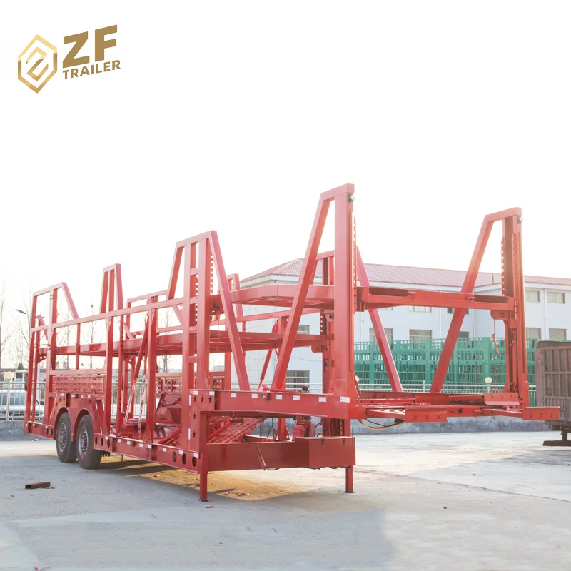 Enclosed Vehicle Transport Used Car Carrier Semi Trailer for Auto Transportation for Sale