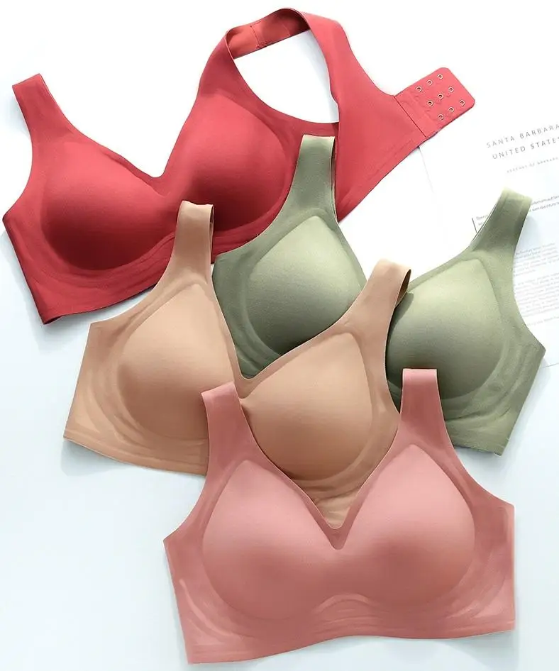 Plus-Size Wireless Full-Cup Bra Set (LJ080) product reference view 5