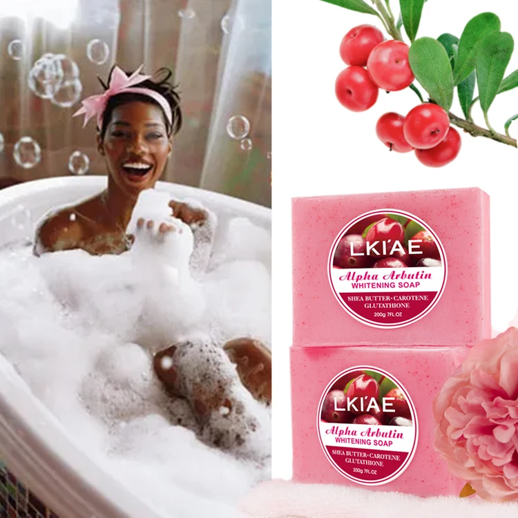 Powerful Kojic Acid Soap Skin Whitening Anti-acne Natural Herbal  Glutathione Arbutin Extract Soap