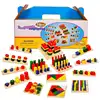 Set Montessori in legno di pino da 14 pezzi
