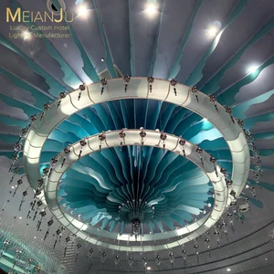 Contemporary Crystal Chandelier for Modern Wedding Banquets and Luxury Ballroom Events Customizable and for Hotels