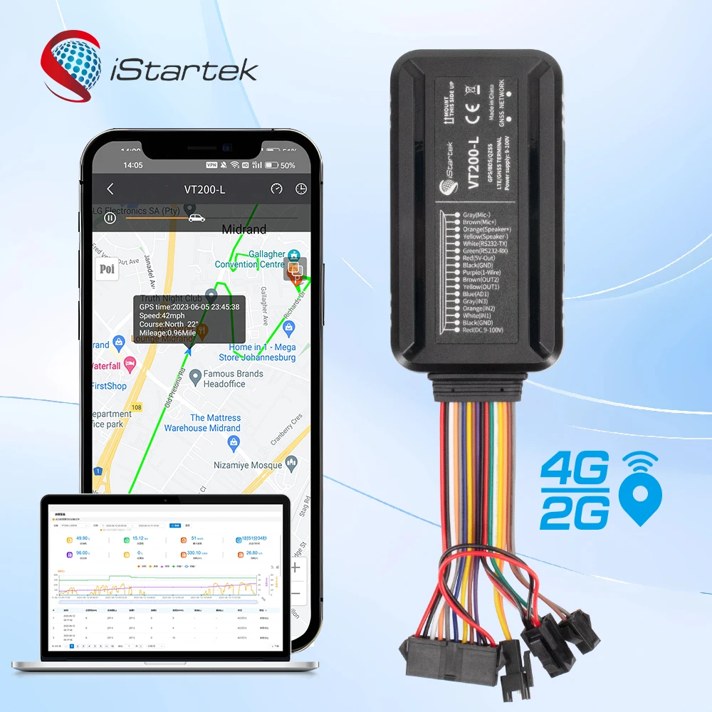 Tracking System 4g Communication Protocol Car Remotely Shutdown Vehicle Engine Cut off GPS tracker with Fuel Monitoring