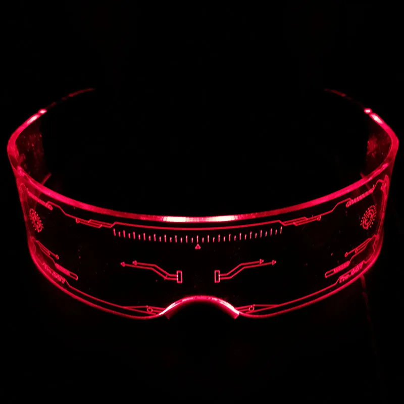 PT Hot Selling Custom Led Glasses for Adults Light up Toys Neon Party Luminous 2024
