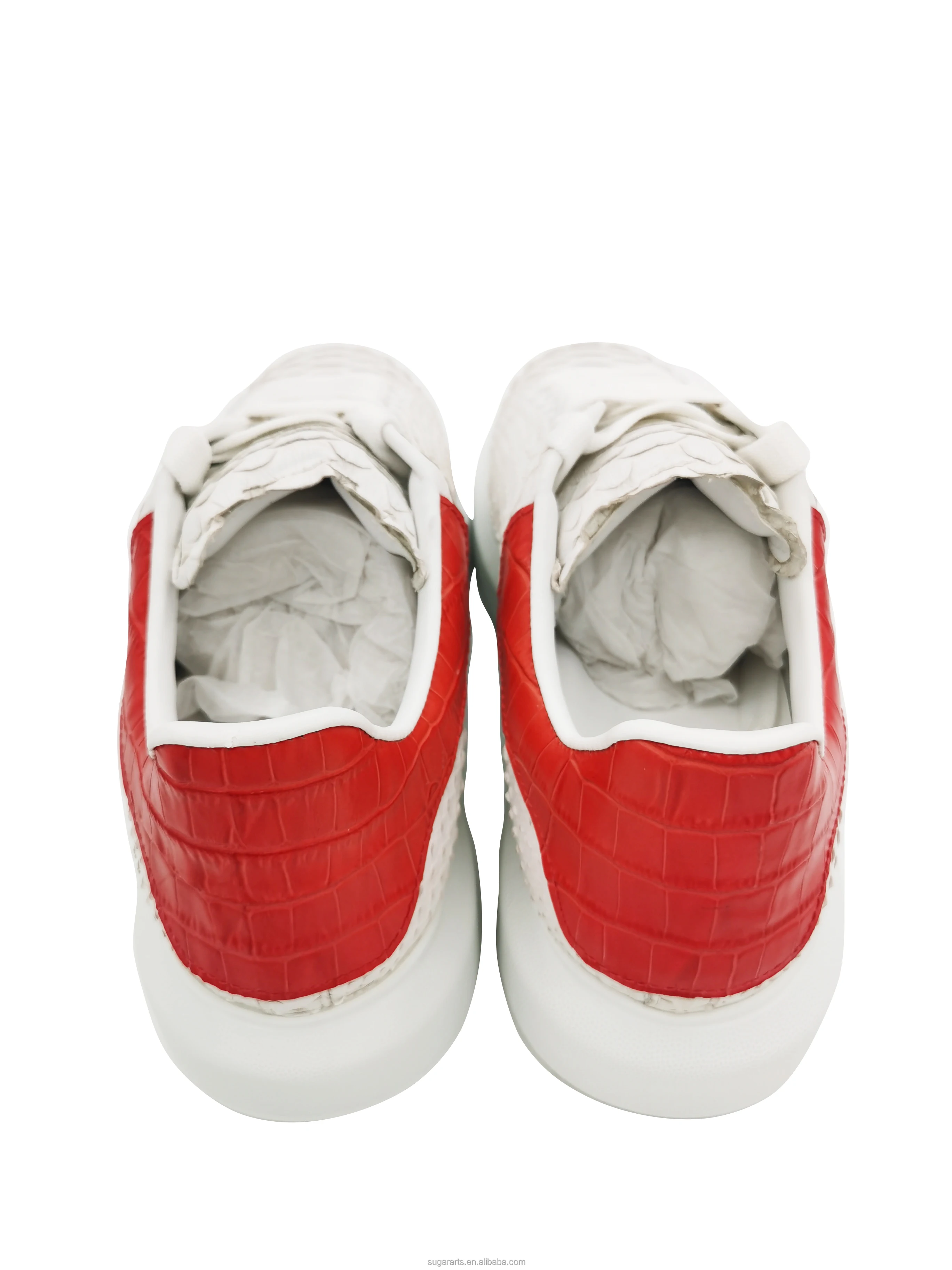 The new fashion breathable shoes Sports shoes for neuter gender White crocodile embossed sneakers