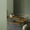 Table à thé en bambou Plum Deer