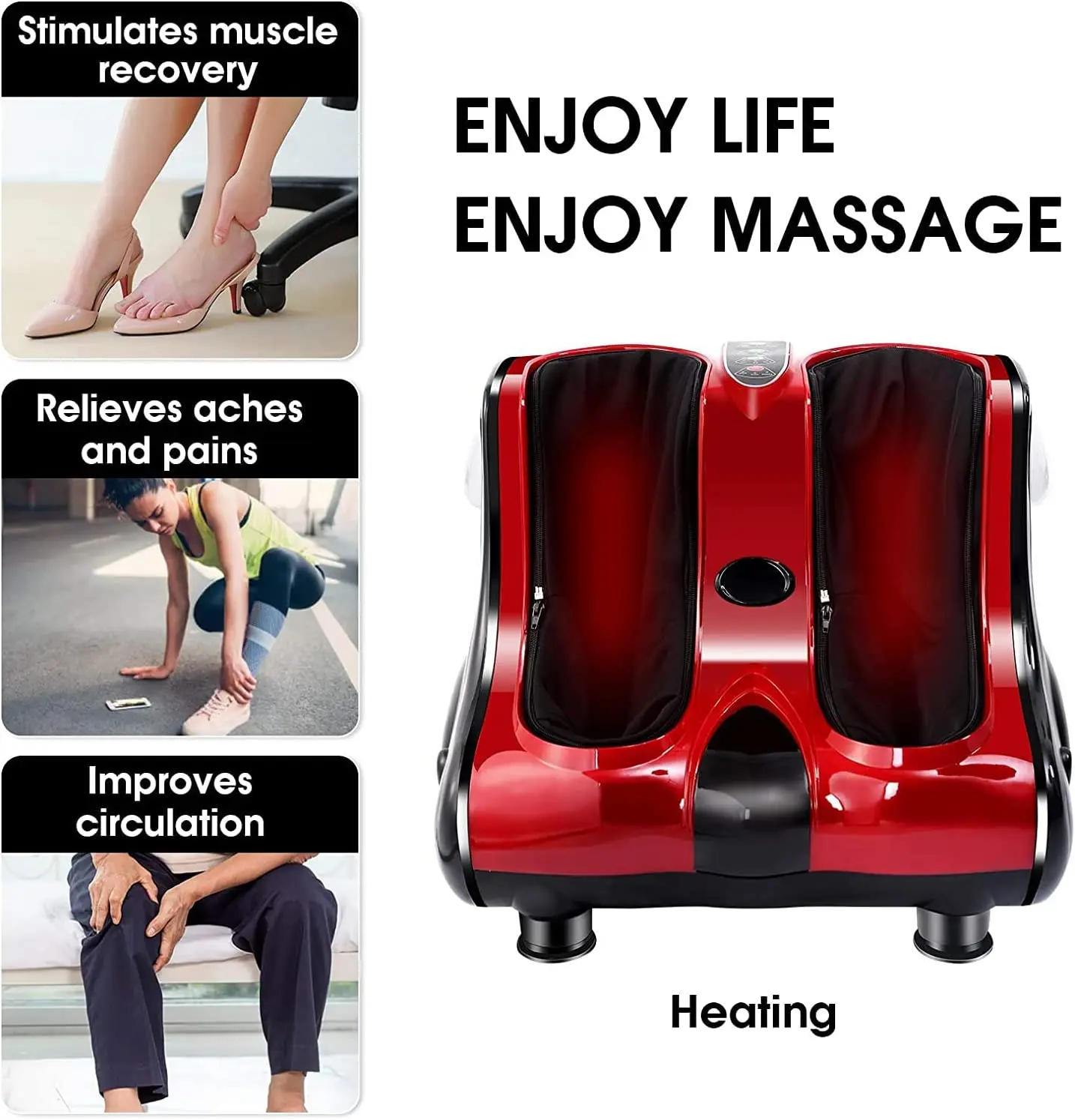 2024 Vibrating Revitive Leg And Foot Massager As Seen On Tv Foot