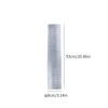 19.69 inch wide silver ribbon