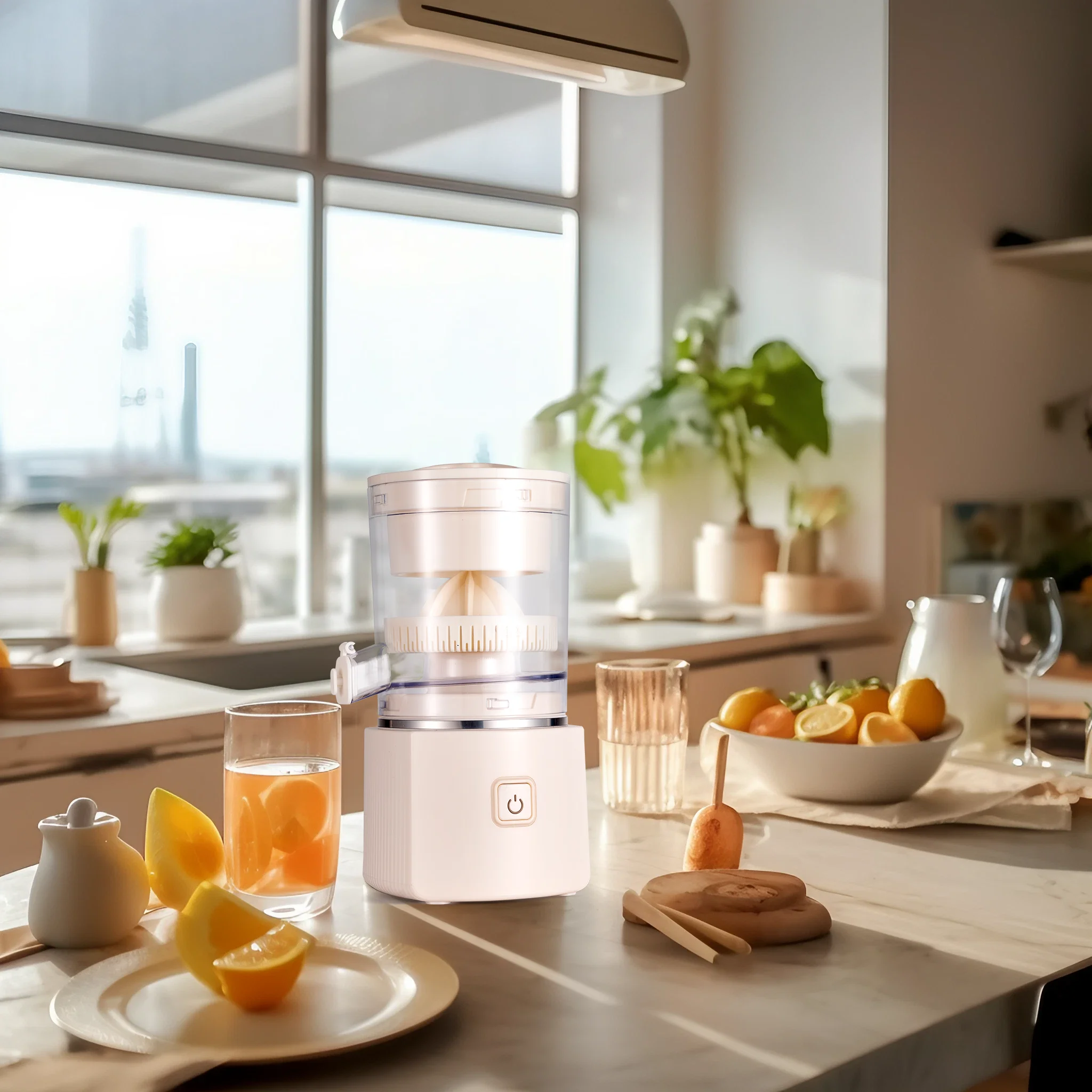 Private Label Custom Small Rechargeable Citrus Juicer with Usb Charging