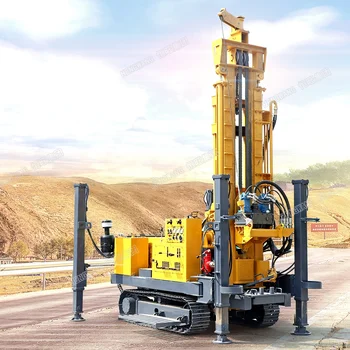 Factory Hot Sale 200m Depth Deep Borehole Drilling Rig Water Well Drilling Rig Machine for Sale