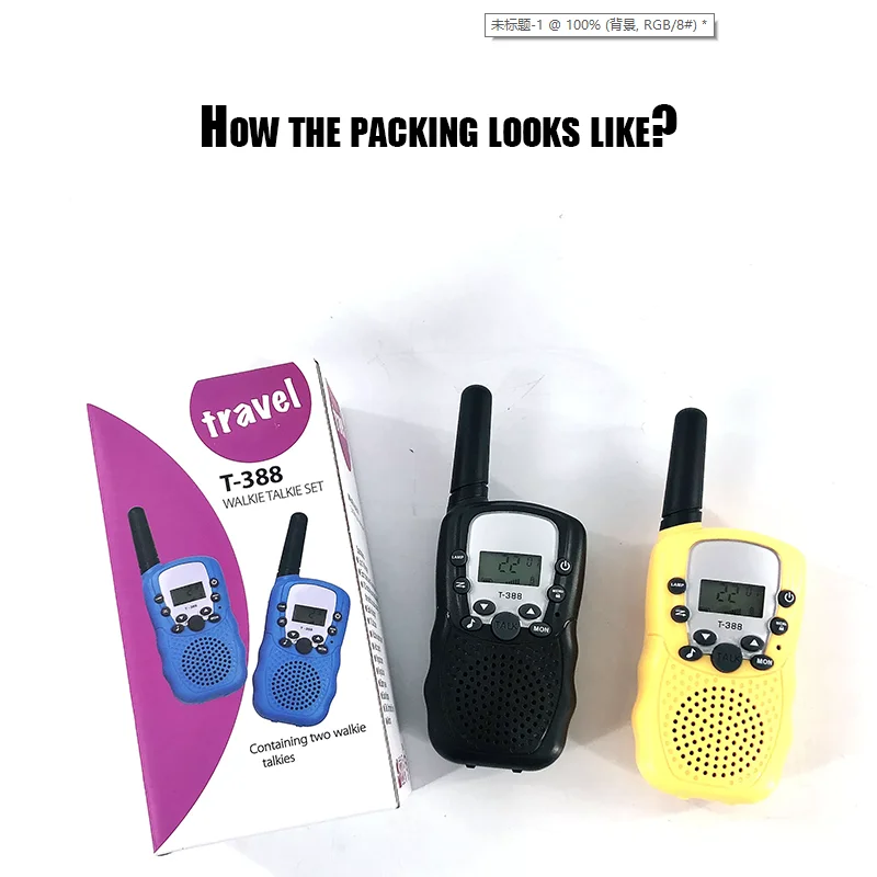 TH-electronic 2024 Wholesale Low Price 3-5km Kids Walkie Talkie High Quality Walkie-talkie for