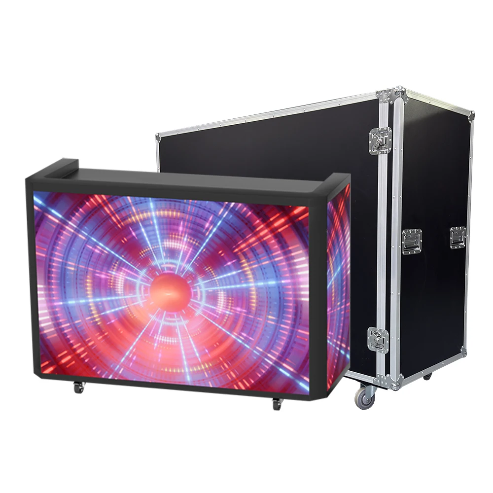 屋内クラブイベント用カスタムLEDキャビンDJブースLEDディスプレイ画面 