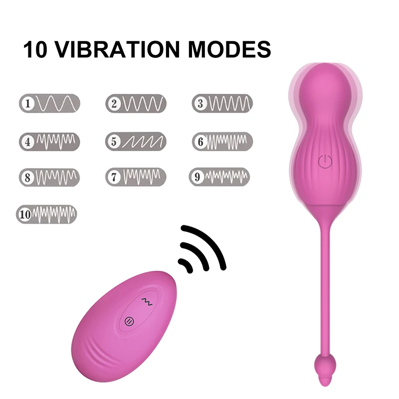 Sextoys New Kegelexercisedevice Post Partum Kit Egg Vibrator Sex Toy Women Remote Controlled Usb Charging Vibrating Egg